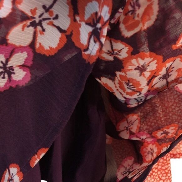 Daniel Rainn Top Size Small bohemian floral bell sleeve pullover Festival NWT - Picture 7 of 7